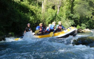 Il rafting in Campania