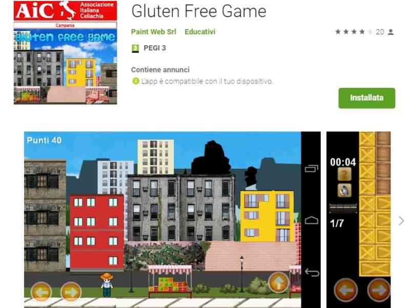 Gluten Free Game: il videogioco per i bimbi celiaci che educa divertendo