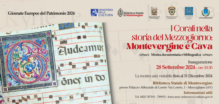 Mostra I Corali nella storia del Mezzogiorno