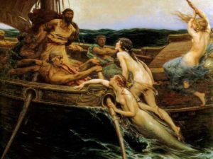 Ulisse e le Sirene, Herbert James Draper, 1909