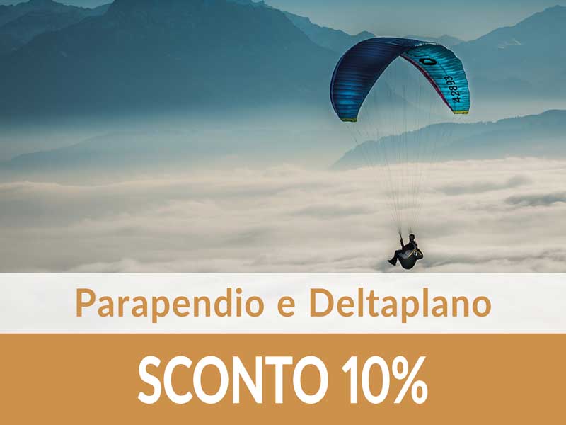 Parapendio e Deltaplano SCONTO10%