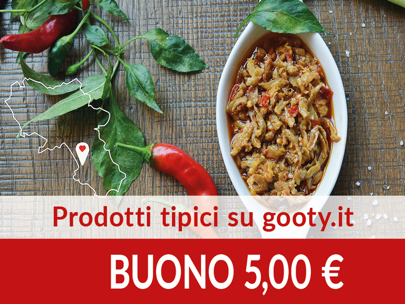 Prodotti tipici su gooty.it BUONO € 5,00