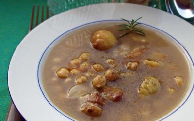 Ricetta autunnale irpinia: zuppa di castagne e fagioli
